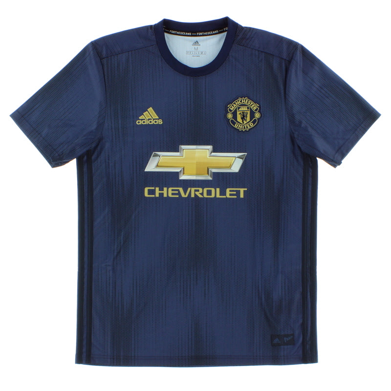 2018-19 Manchester United adidas Third Shirt *Mint* L Football Shirt