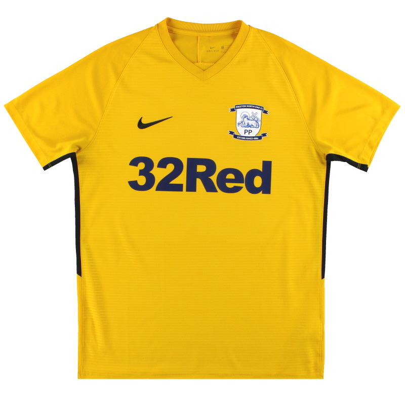 2018-19 Preston North End Nike Away Shirt L Football Shirt