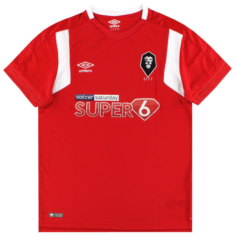 2018-19 Salford City Umbro Home Shirt *As New* M Football Shirt