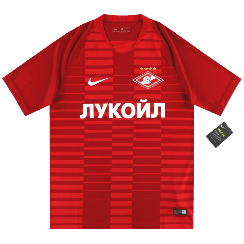 2018-19 Spartak Moscow Nike Sample Home Shirt *w/tags* M Football Shirt