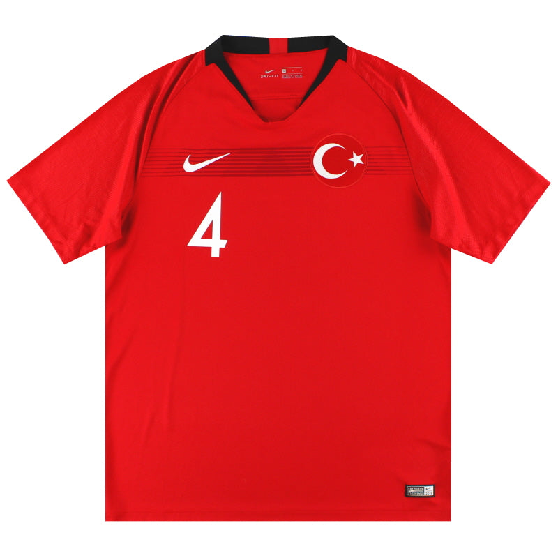 2018-19 Turkey Nike Home Shirt #4 *As New* L Football Shirt