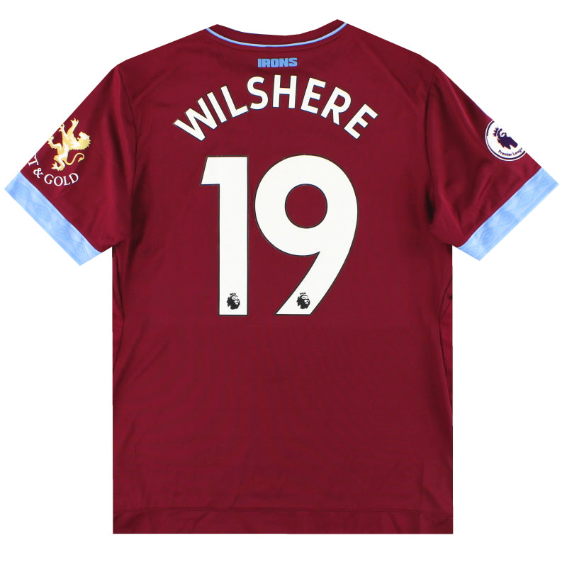 2018-19 West Ham Umbro Home Shirt Wilshere #19 L Football Shirt