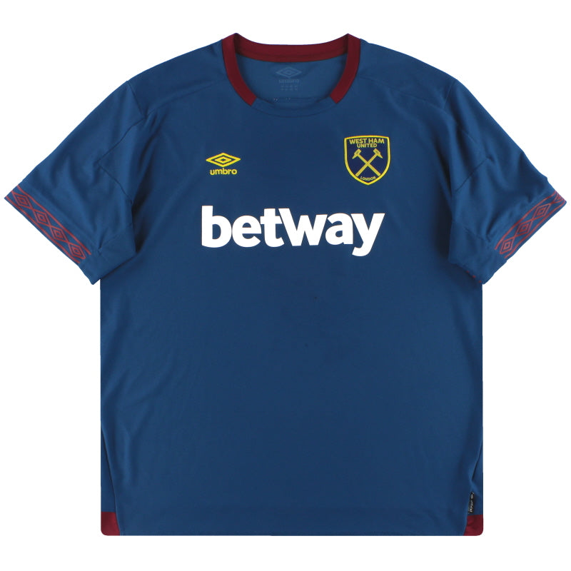 2018-19 West Ham Umbro Away Shirt XXXL Football Shirt