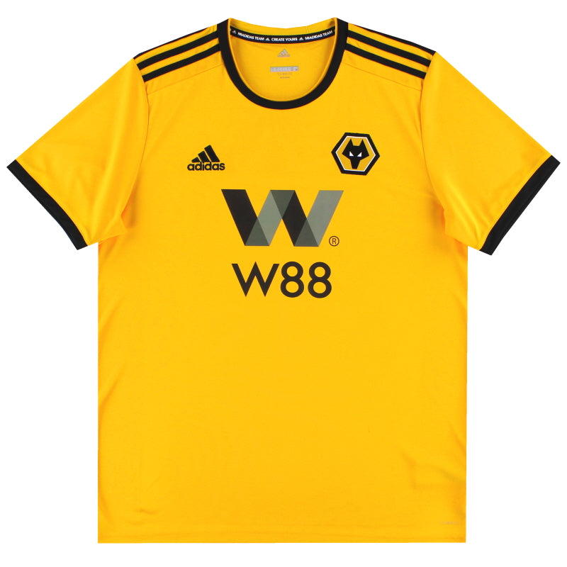 2018-19 Wolves adidas Home Shirt L Football Shirt