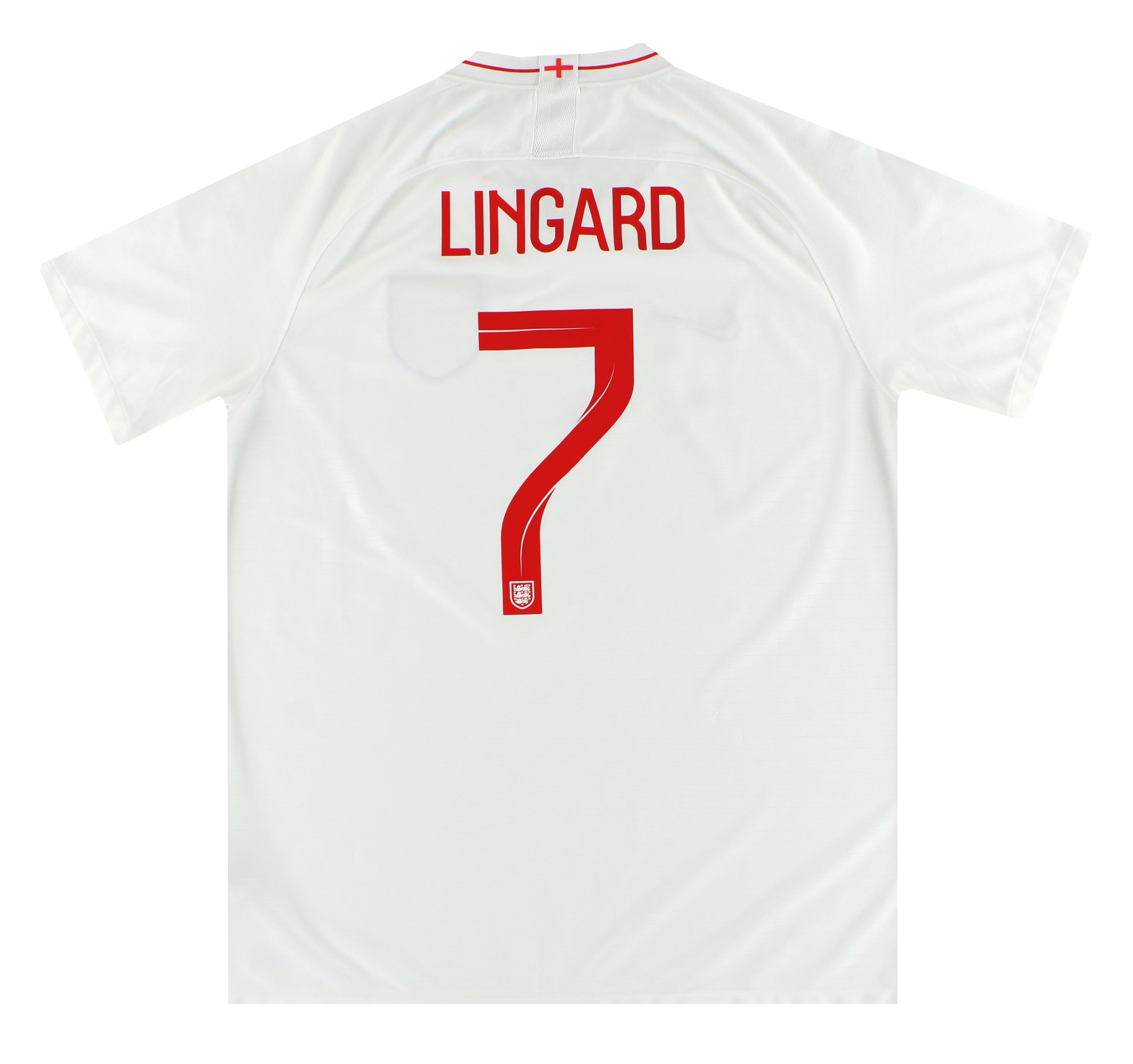 2018-19 England Nike Home Football Shirt Lingard #7