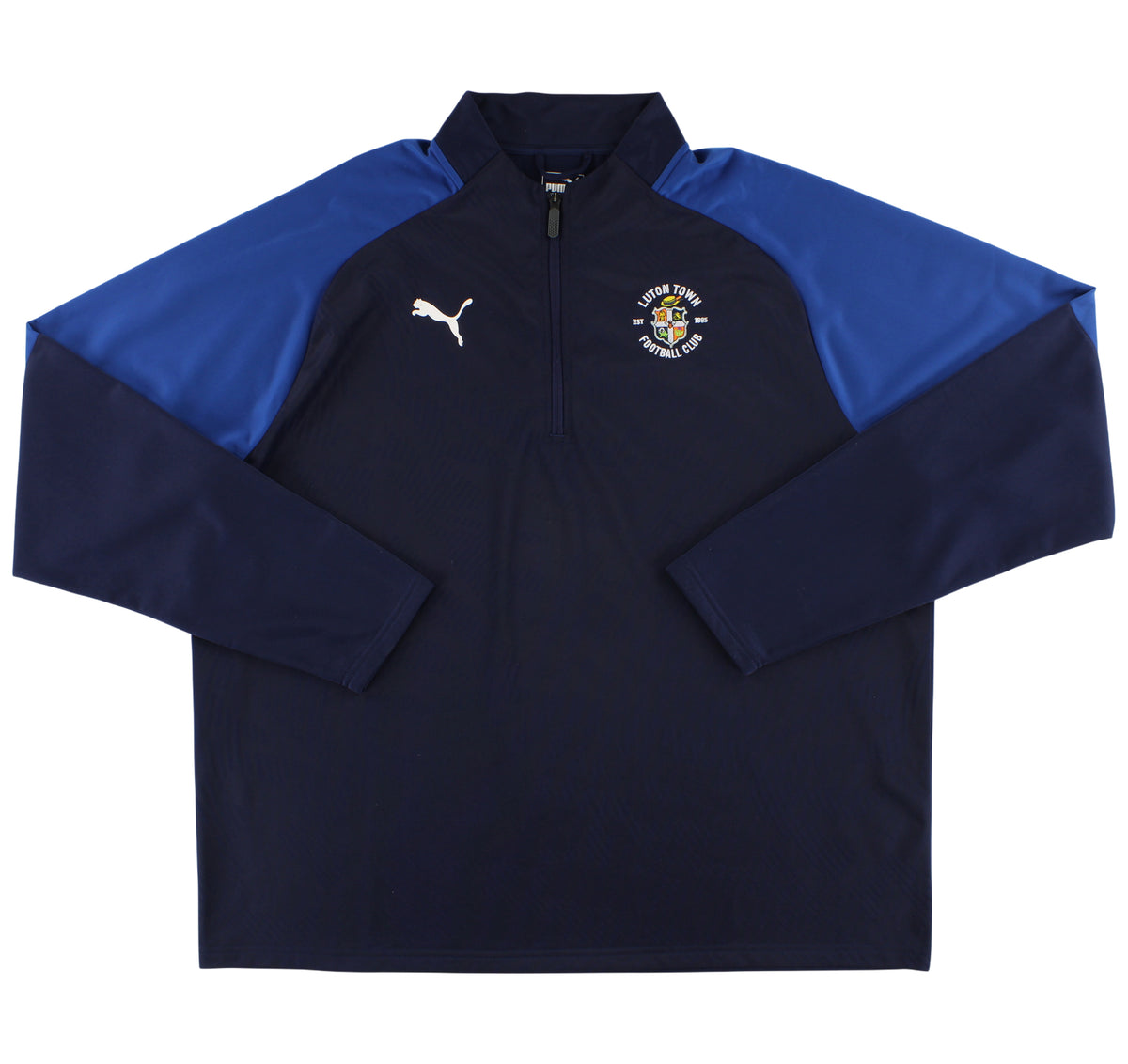 2018-19 Luton Town Puma 1/4 Zip Training Top XXXL