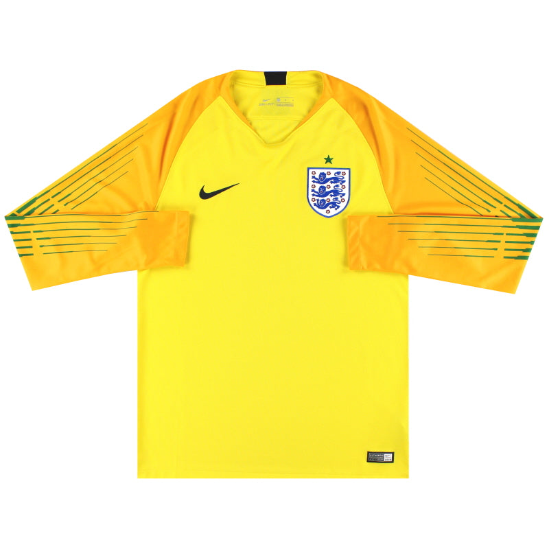 2018-20 England Nike Goalkeeper Shirt M Football Shirt