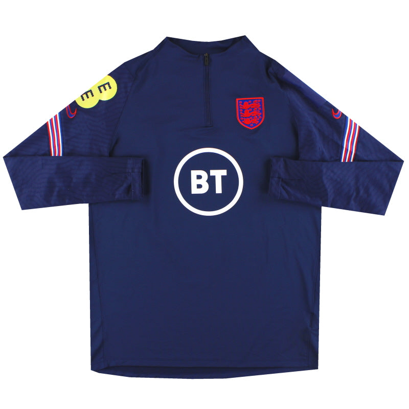 2020-21 England Nike Player Issue 1/4 Zip Top L Football Shirt