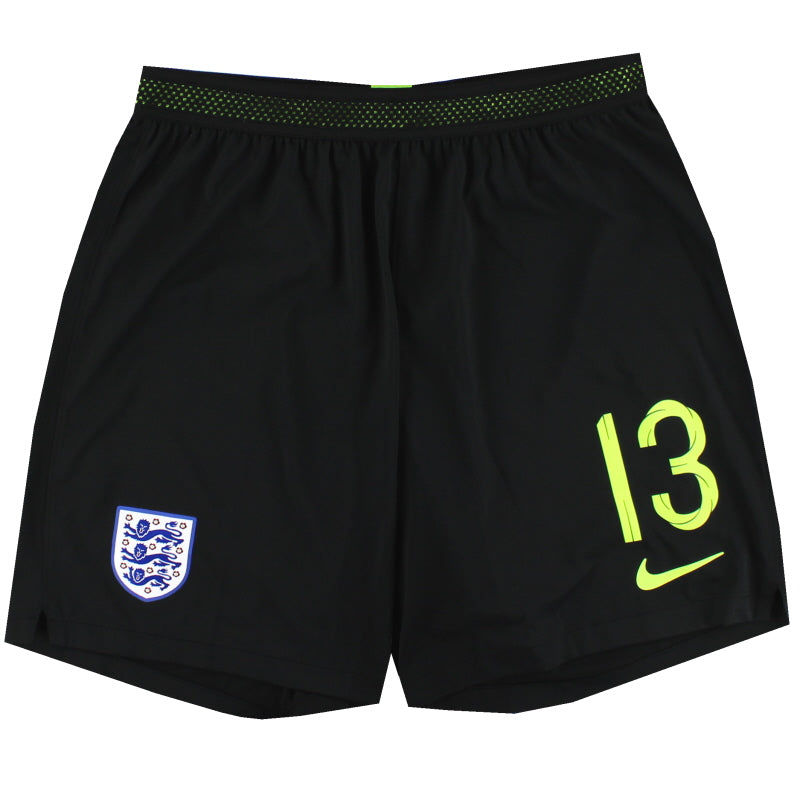 2018-20 England Nike Player Issue Goalkeeper Shorts #13 *As New* L Football Shirt
