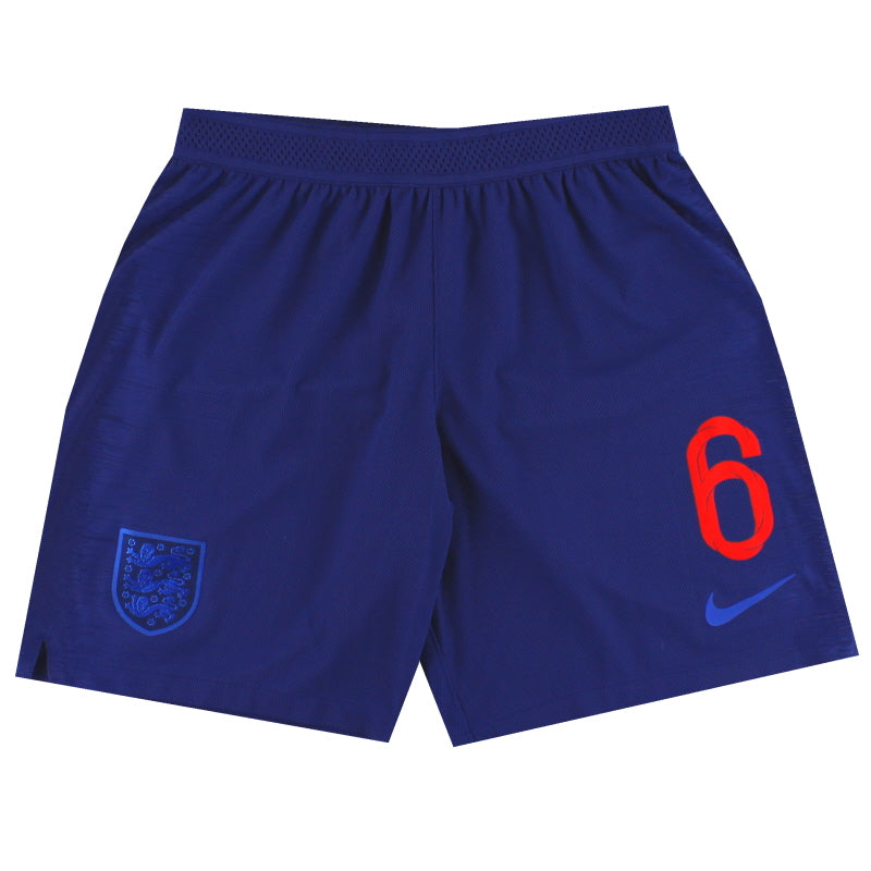 2018-20 England Nike Player Issue Home Shorts #6 *As New* M Football Shorts