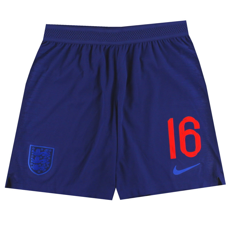 2018-20 England Nike Player Issue Home Shorts #16 *As New* M Football Shorts