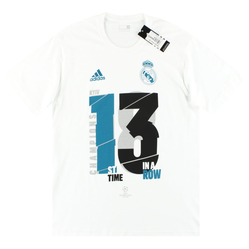 2018 Real Madrid adidas 13th Winners" Tee *BNIB* T-Shirt"