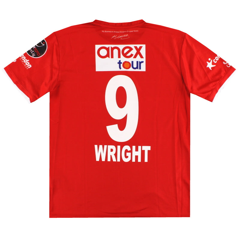 2021-22 Antalyaspor Player Issue Third Shirt Wright #9 L Football Shirt