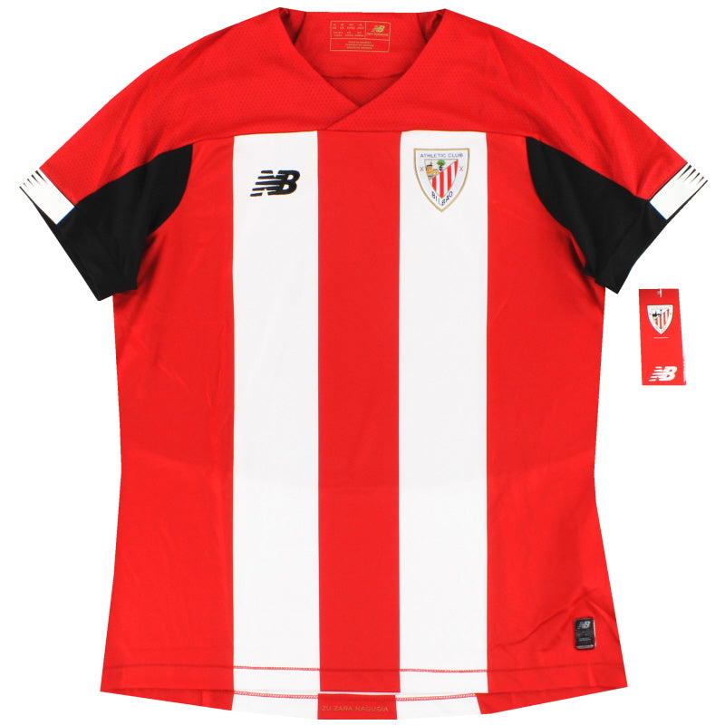 2019-20 Athletic Bilbao New Balance Home Shirt *w/tags* Womens 10 Football Shirt