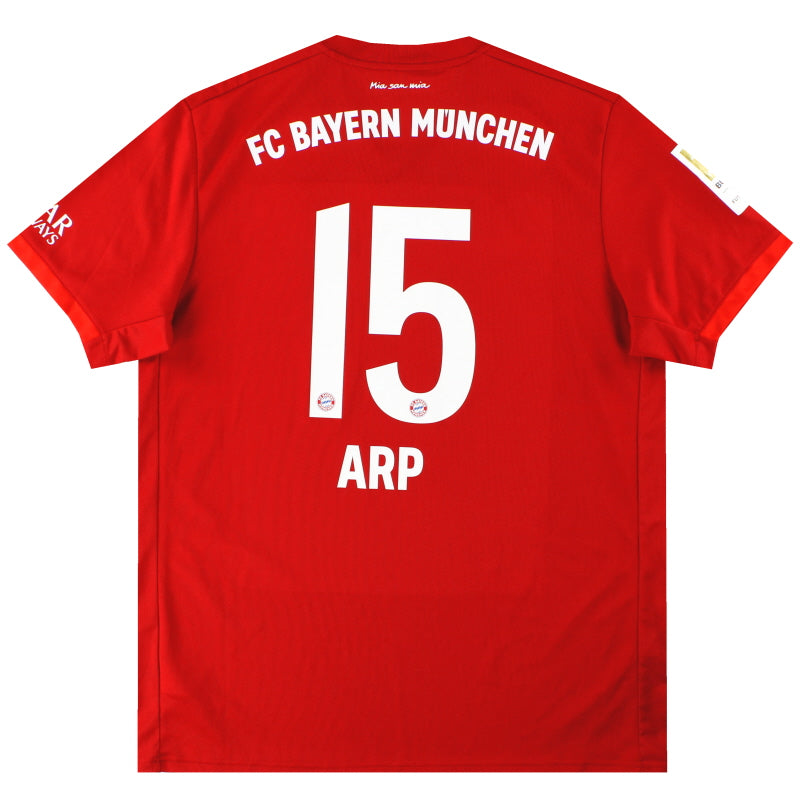 2019-20 Bayern Munich adidas Home Shirt Arp #15 *As New* XL Football Shirt