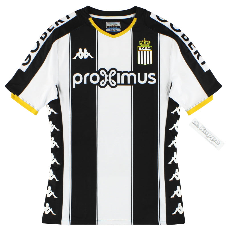 2019-20 Charleroi Kappa Kombat Pro Home Shirt *w/tags* L Football Shirt