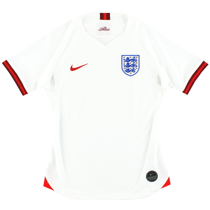 2019-20 England Women Nike Home Shirt S Football Shirt