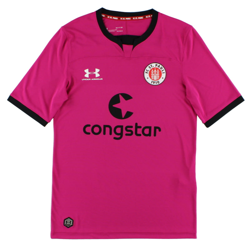 2019-20 FC St. Pauli Pink Goalkeeper Shirt *As New* XXL Football Shirt