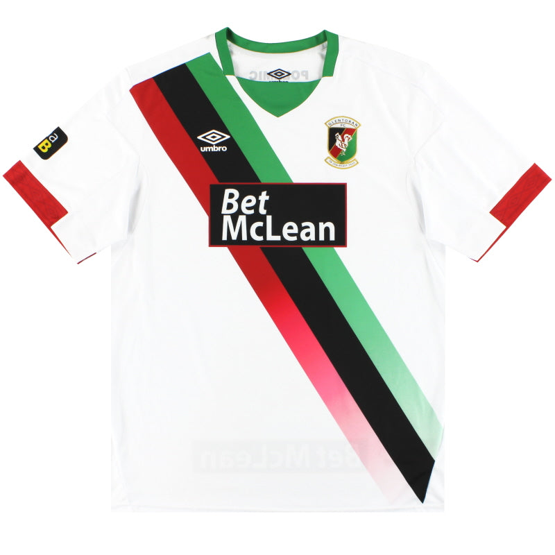 2019-20 Glentoran Umbro Away Shirt *As New* XL Football Shirt