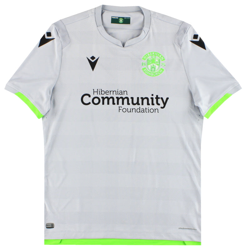 2019-20 Hibernian Macron Third Shirt *Mint* M Football Shirt