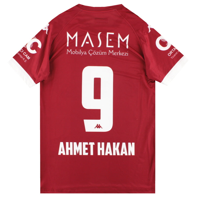 2019-20 Inegolspor Player Issue Home Shirt Ahmet Hakan #9 *As New* M Football Shirt