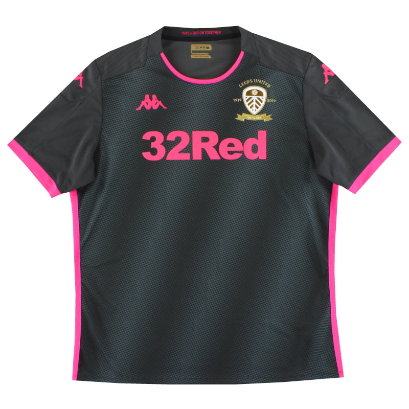 2019-20 Leeds Kappa Centenary Away Shirt M Football Shirt