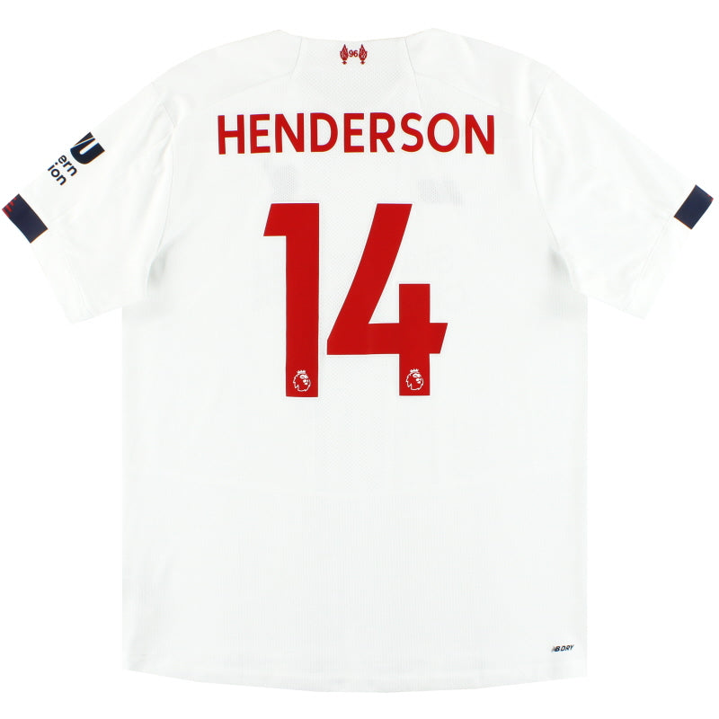 2019-20 Liverpool New Balance Away Shirt Henderson #14 XL Football Shirt