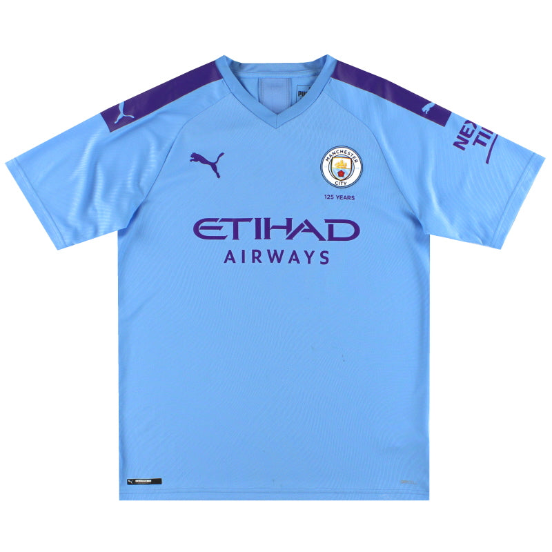 2019-20 Manchester City Puma '125 Years' Home Shirt *Mint* L Football Shirt