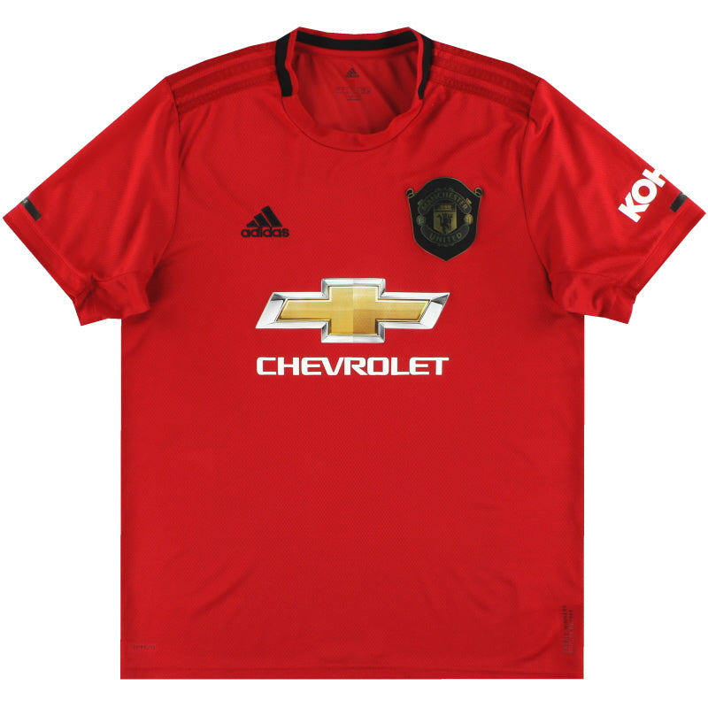 2019-20 Manchester United adidas Home Shirt L Football Shirt