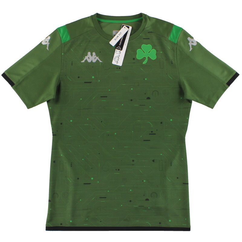 2019-20 Panathinaikos Kappa Kombat Pro Training Shirt *BNIB* XL Training Shirt