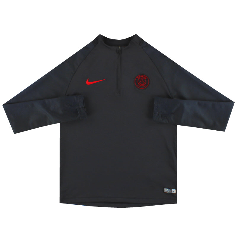 2019-20 Paris Saint-Germain Nike Strike 1/4 Zip Top L.Boys Football Shirt