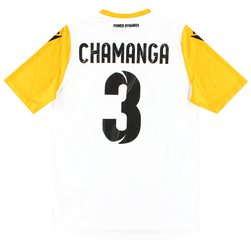 2019-20 Power Dynamos Third Shirt Chamanga #3*As New* L Football Shirt