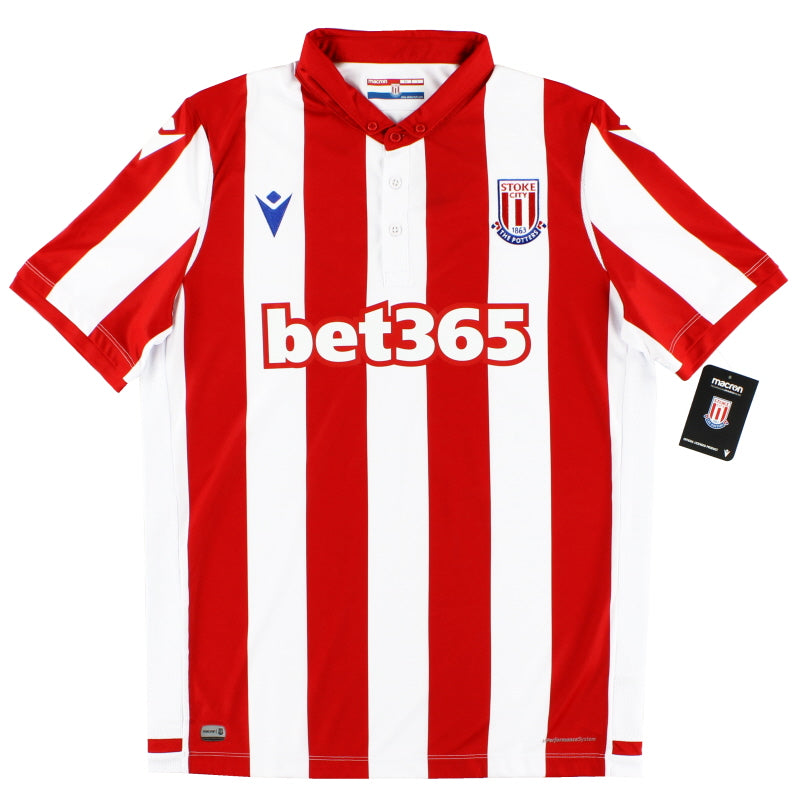 2019-20 Stoke City Macron Home Shirt *BNIB* Football Shirt