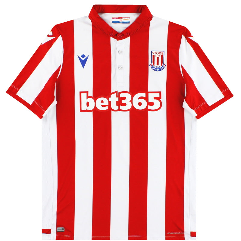 2019-20 Stoke City Macron Home Shirt XL Football Shirt