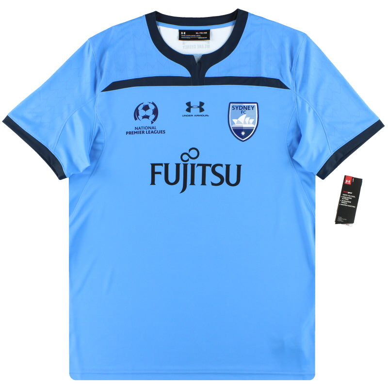 2019-20 Sydney FC Under Armour Player Issue Home Shirt *As New* XXL Football Shirt