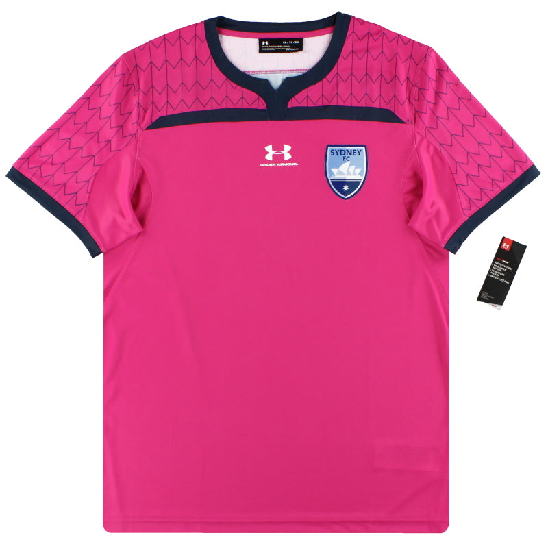 2019-20 Sydney FC Under Armour Player Issue Pink Goalkeeper Shirt *w/tags* XL Football Shirt