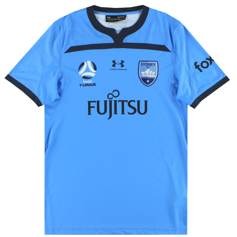 2019-20 Sydney FC Under Armour Player Issue Home Shirt *As New* M Football Shirt