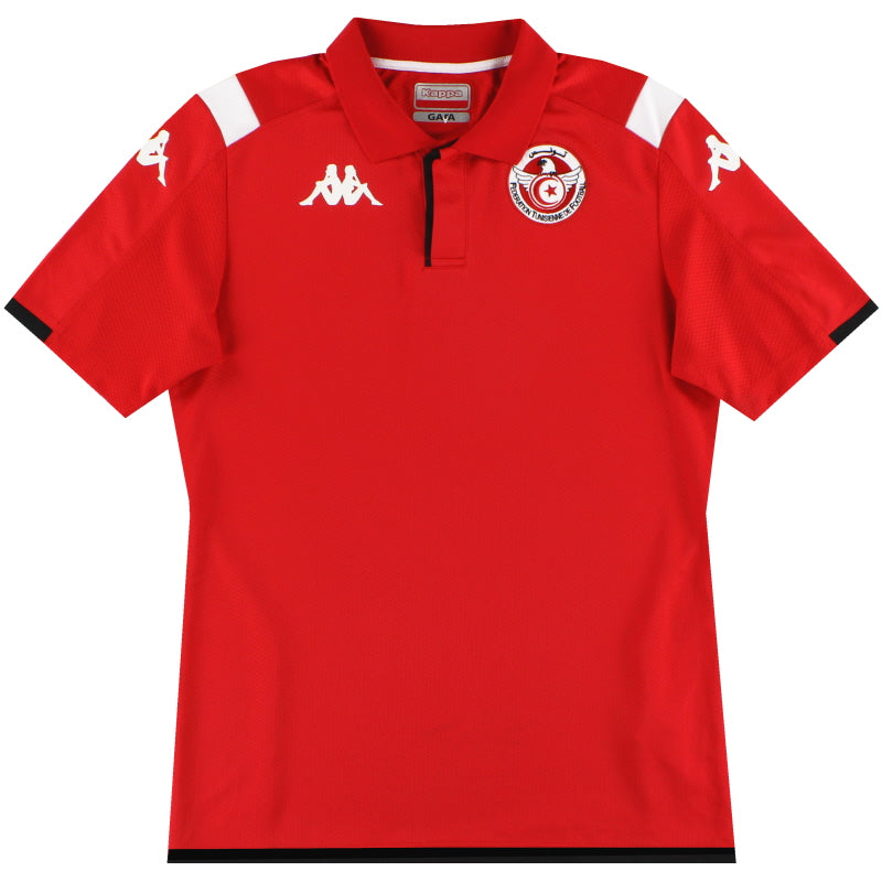 2019-20 Tunisia Kappa Polo Shirt *As New* L Polo Shirt