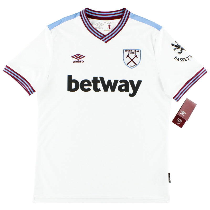 2019-20 West Ham Umbro Away Shirt 122 Football Shirt
