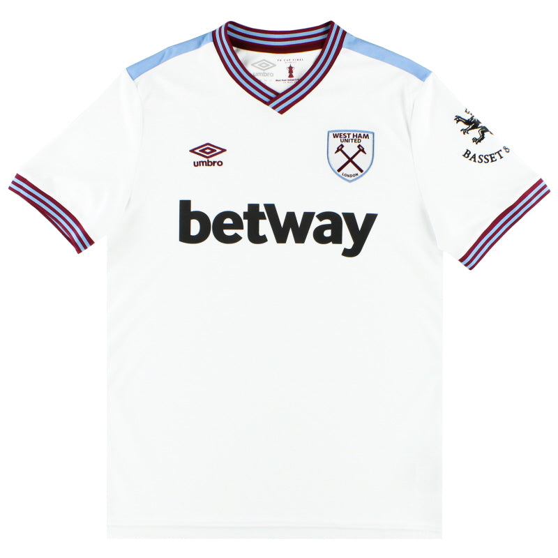 2019-20 West Ham Umbro Away Shirt *As New* L Football Shirt