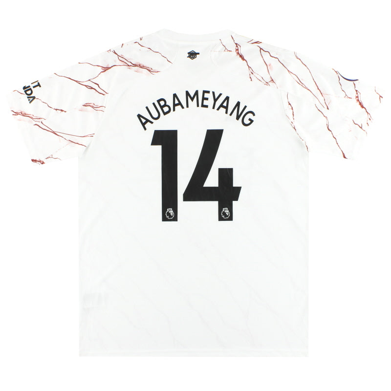 2020-21 Arsenal adidas Away Shirt Aubameyang #14 M Football Shirt