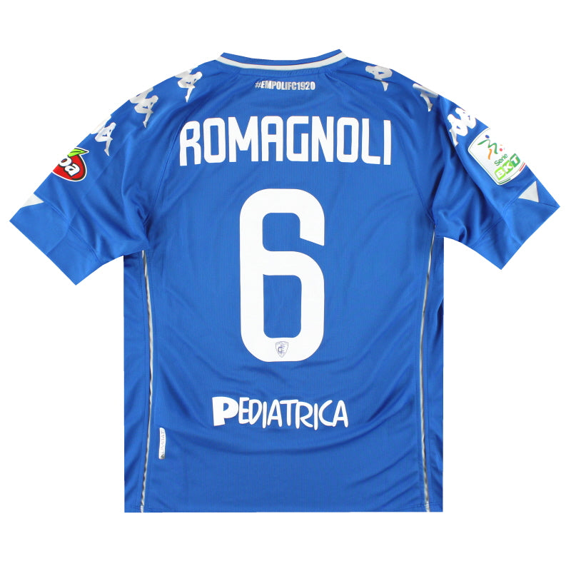 2020-21 Empoli Kappa Kombat Player Issue Home Shirt Romagnoli #6 *w/tags* M Football Shirt