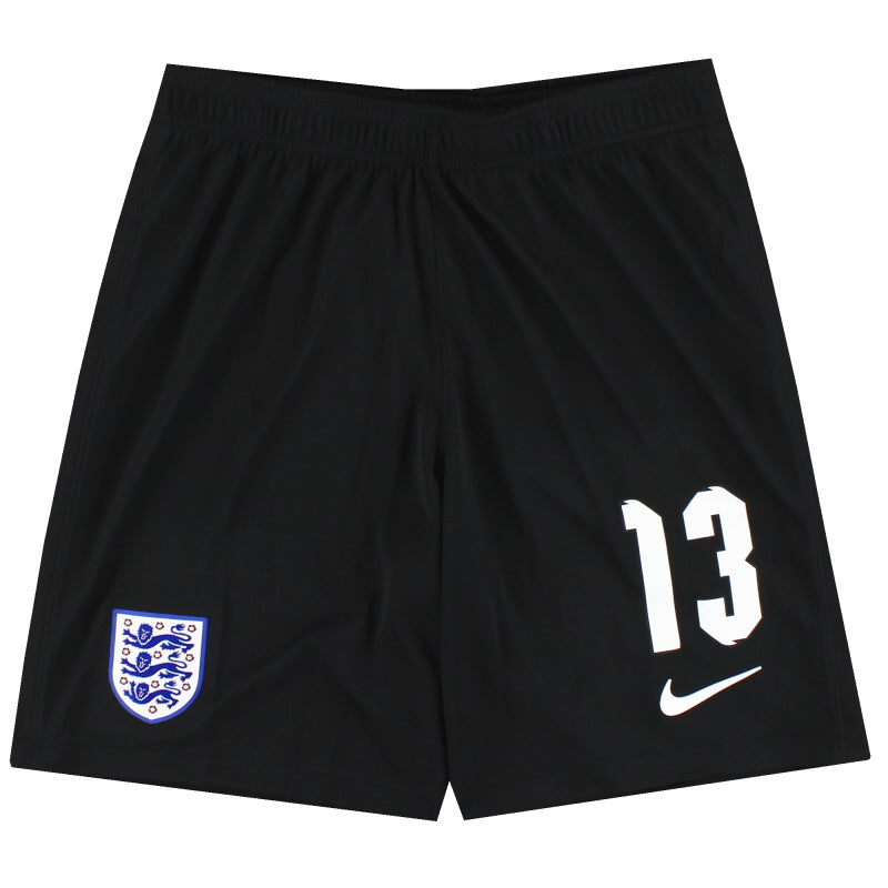 2020-21 England Nike Player Issue Goalkeeper Shorts #13 *As New* M Football Shirt