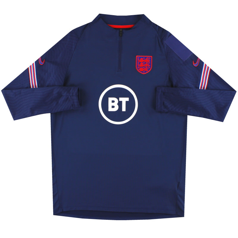 2020-21 England Nike Player Issue 1/4 Zip Top L Football Shirt