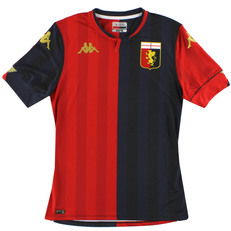 2020-21 Genoa Kappa Kombat Pro Home Shirt *As New* S Football Shirt