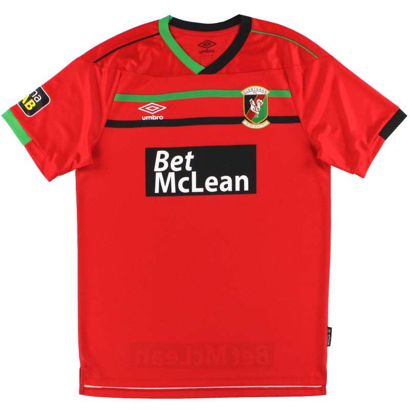 2020-21 Glentoran Umbro Away Shirt *As New* Football Shirt