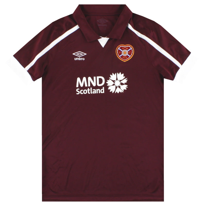 2020-21 Hearts Umbro Home Shirt XL.Boys Football Shirt