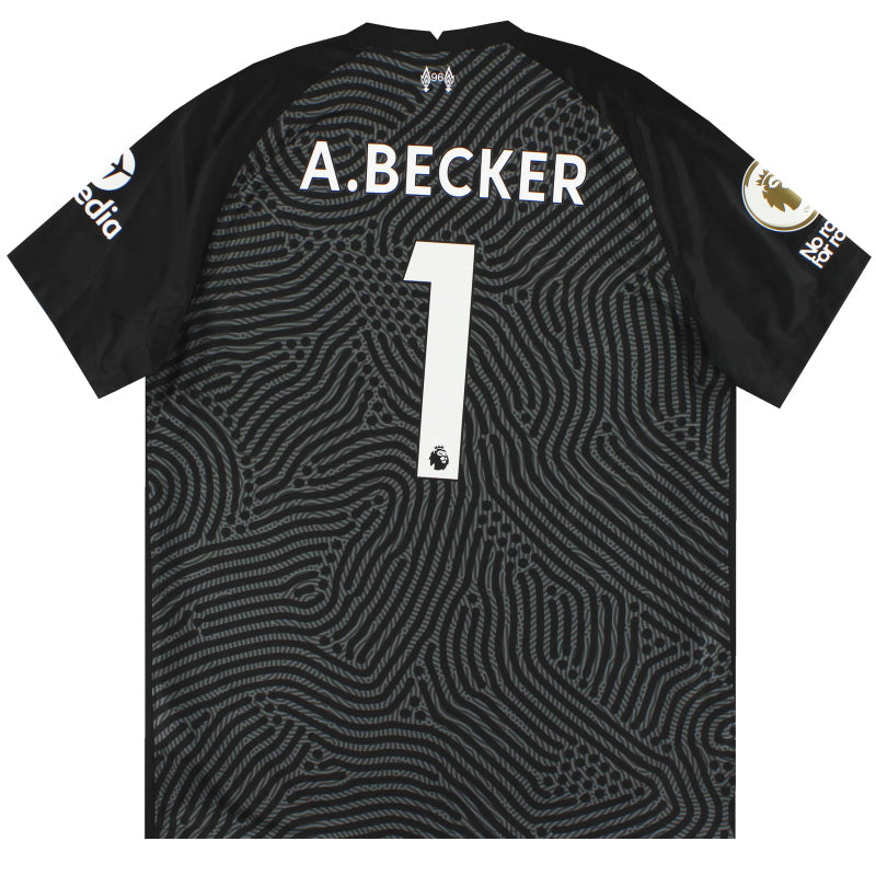 2020-21 Liverpool Nike Goalkeeper Shirt A.Becker #1 *w/tags* XL Football Shirt