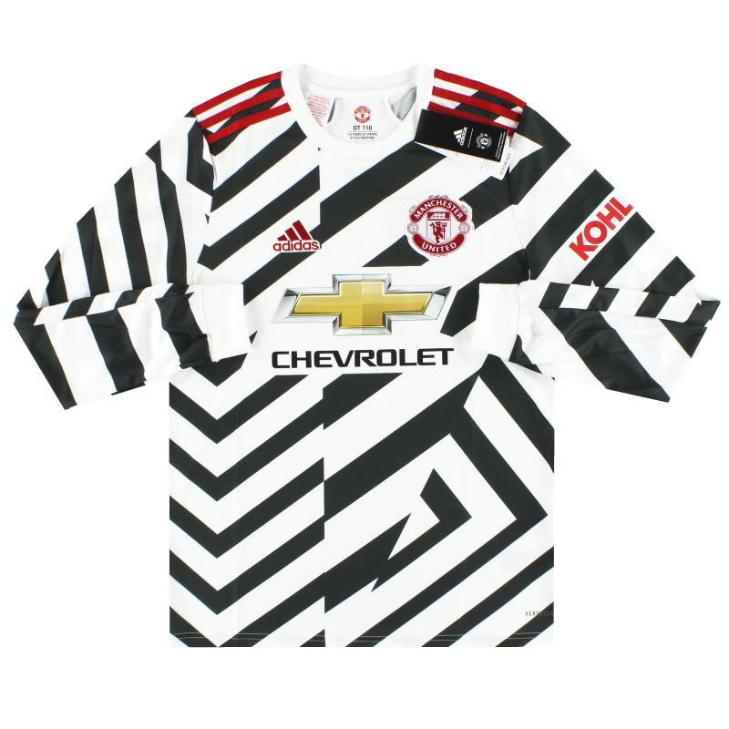 2020-21 Manchester United adidas Third Shirt L/S *w/tags* XL.Boys Football Shirt
