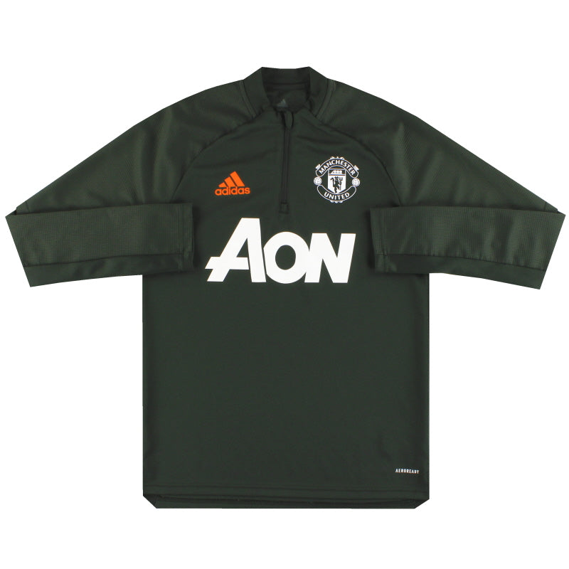 2020-21 Manchester United adidas 1/4 Zip Sweatshirt L.Boys Sweatshirt